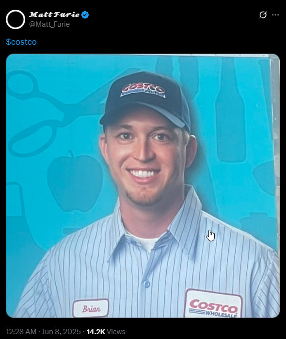 screenshot from matt furies website where costco is